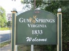 Gum Springs  Welcome Marker