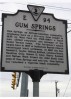 Gum Springs Marker